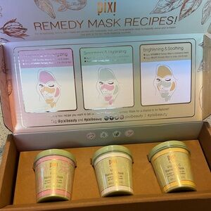 Pixi Remedy Mask Trio - PR Box - Pink, Green, Gold